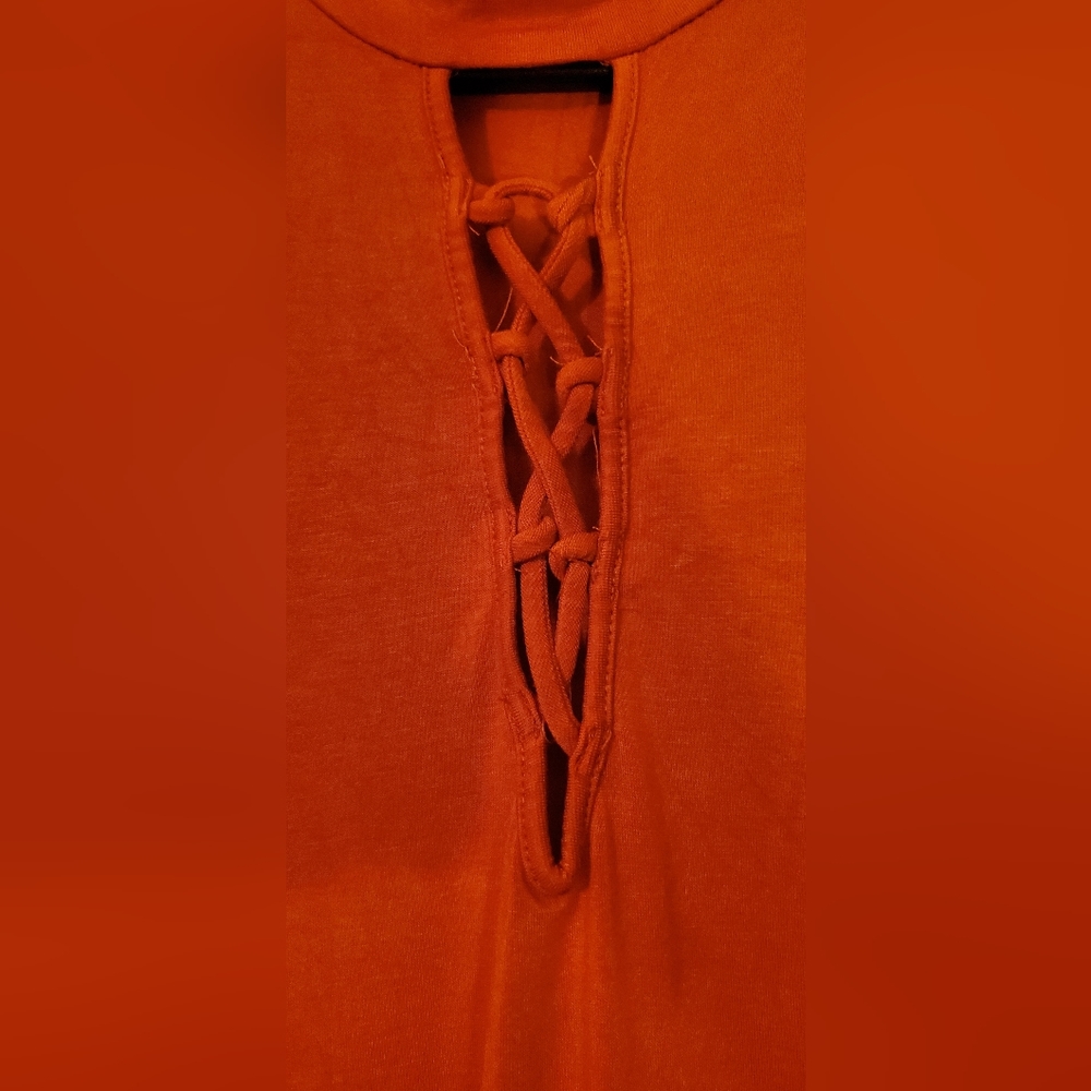 Rustic Orange Dress - Picture 2 of 3